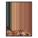 30×40" Ornate Framed Canvas - Black Frame variant