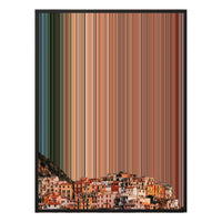 30×40" Ornate Framed Canvas - Black Frame variant