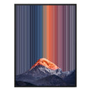 30×40" Ornate Framed Canvas - Black Frame variant