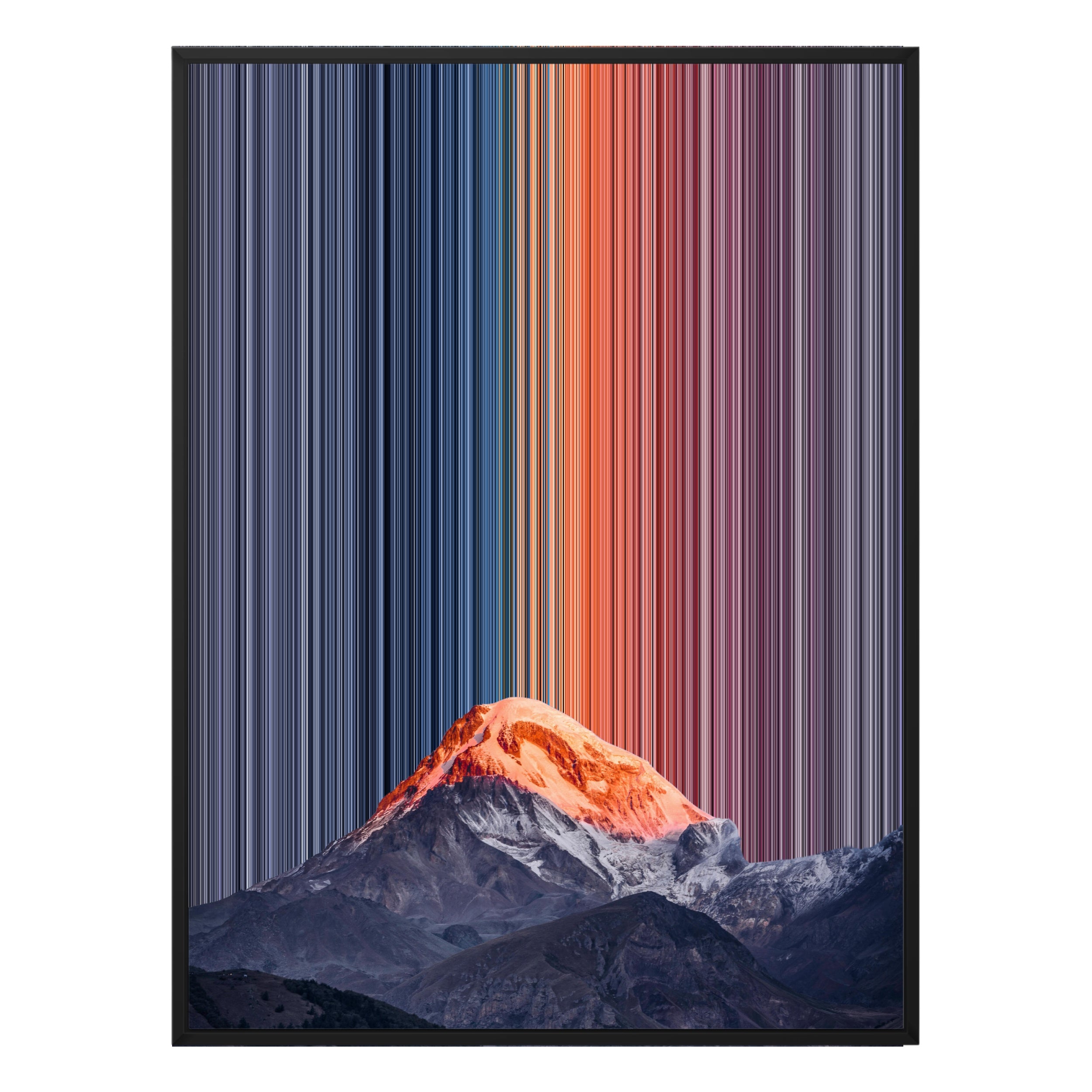 30×40" Ornate Framed Canvas - Black Frame variant