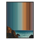 30×40" Ornate Framed Canvas - Black Frame variant