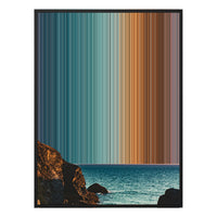 30×40" Ornate Framed Canvas - Black Frame variant