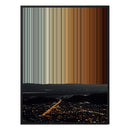 30×40" Ornate Framed Canvas - Black Frame variant