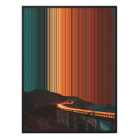 30×40" Ornate Framed Canvas - Black Frame variant