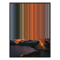 30×40" Ornate Framed Canvas - Black Frame variant