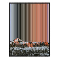 30×40" Ornate Framed Canvas - Black Frame variant