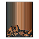 30×40" Ornate Framed Canvas - Black Frame variant