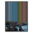 30×40" Ornate Framed Canvas - Black Frame variant