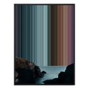 30×40" Ornate Framed Canvas - Black Frame variant