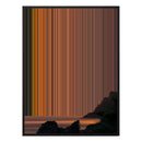 30×40" Ornate Framed Canvas - Black Frame variant