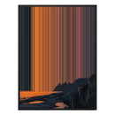 30×40" Ornate Framed Canvas - Black Frame variant