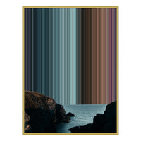 30×40" Ornate Framed Canvas - Gold Frame variant