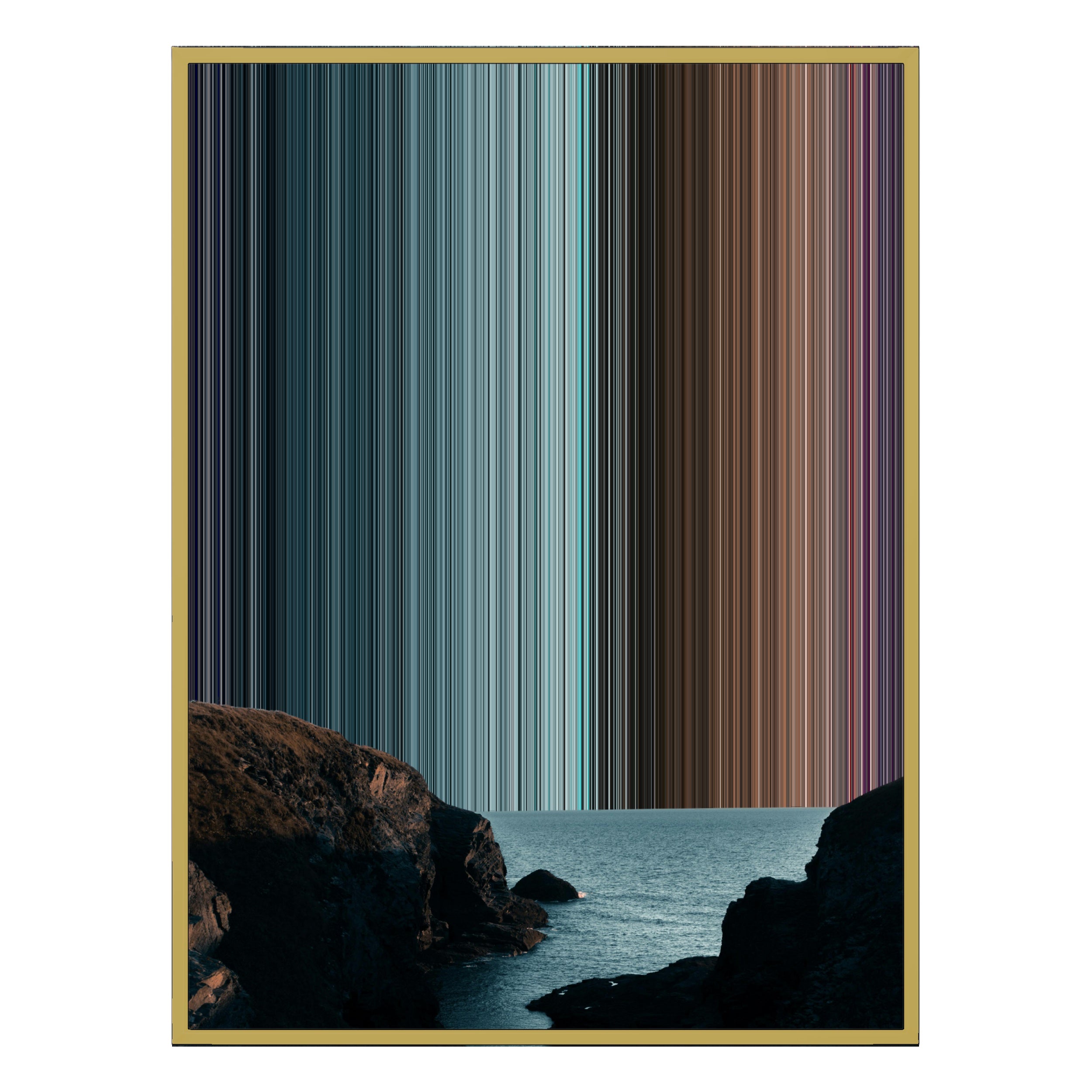 30×40" Ornate Framed Canvas - Gold Frame variant