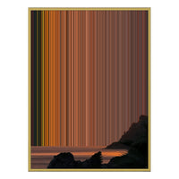 30×40" Ornate Framed Canvas - Gold Frame variant