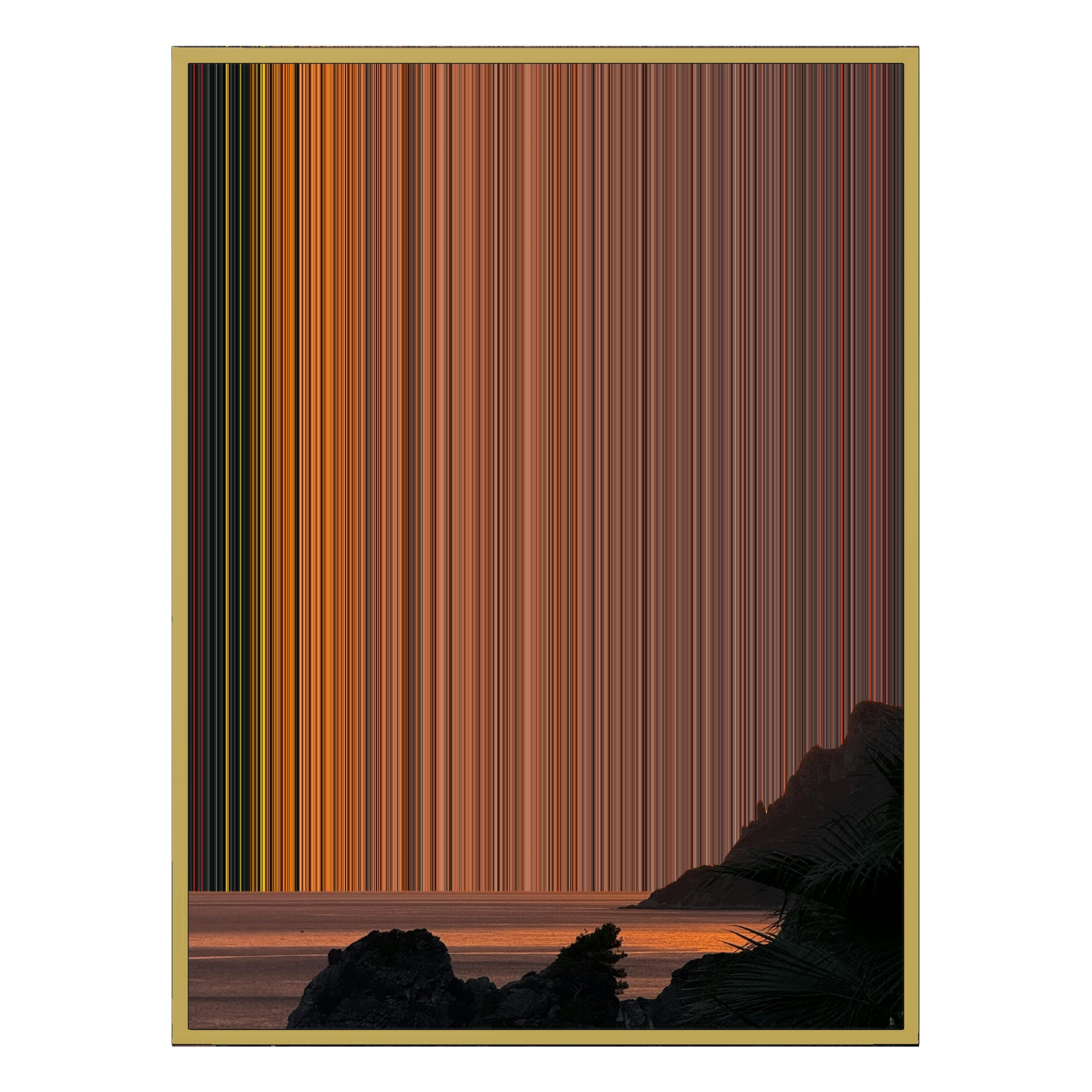 30×40" Ornate Framed Canvas - Gold Frame variant