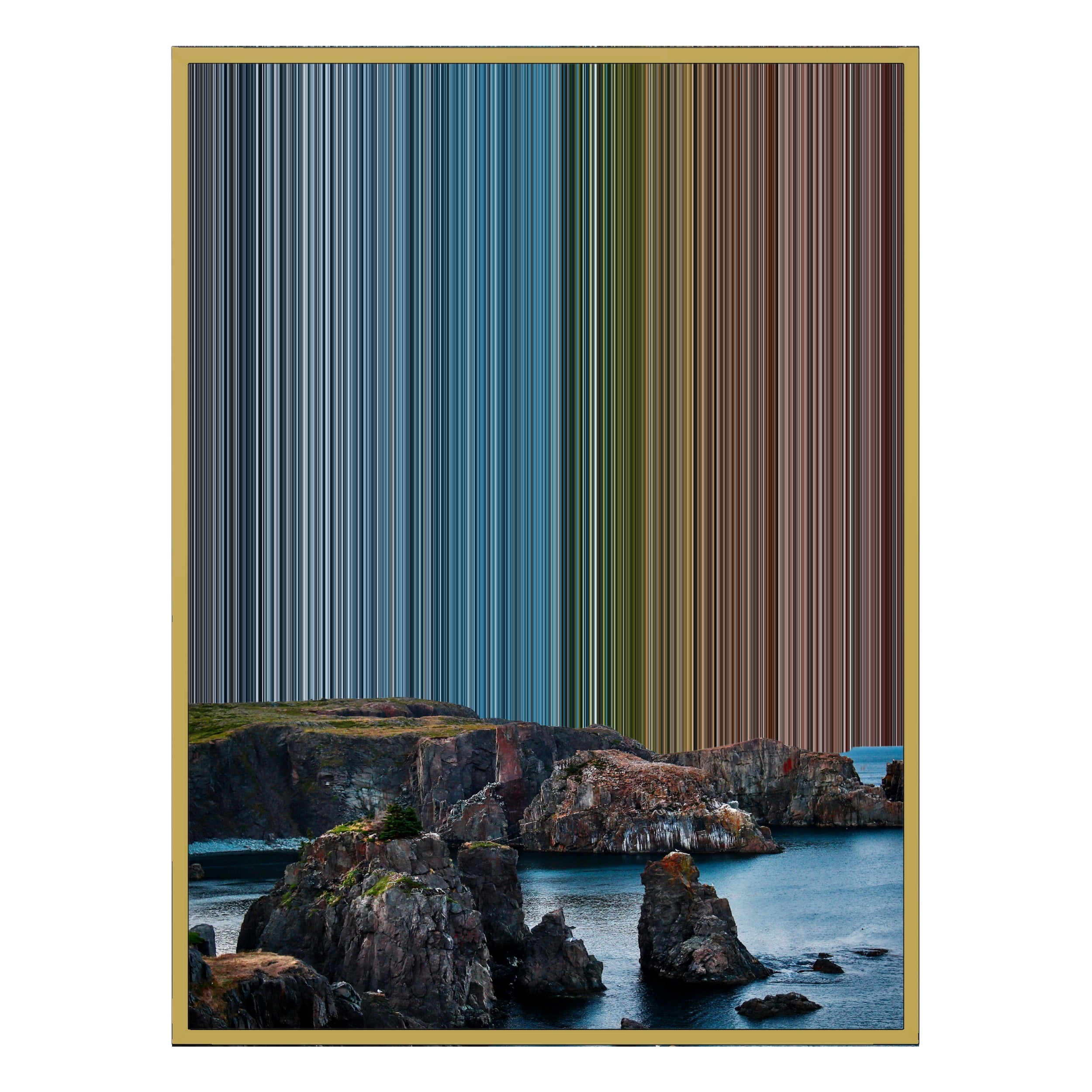 30×40" Ornate Framed Canvas - Gold Frame variant