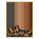 30×40" Ornate Framed Canvas - Gold Frame variant