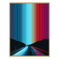 30×40" Ornate Framed Canvas - Gold Frame variant