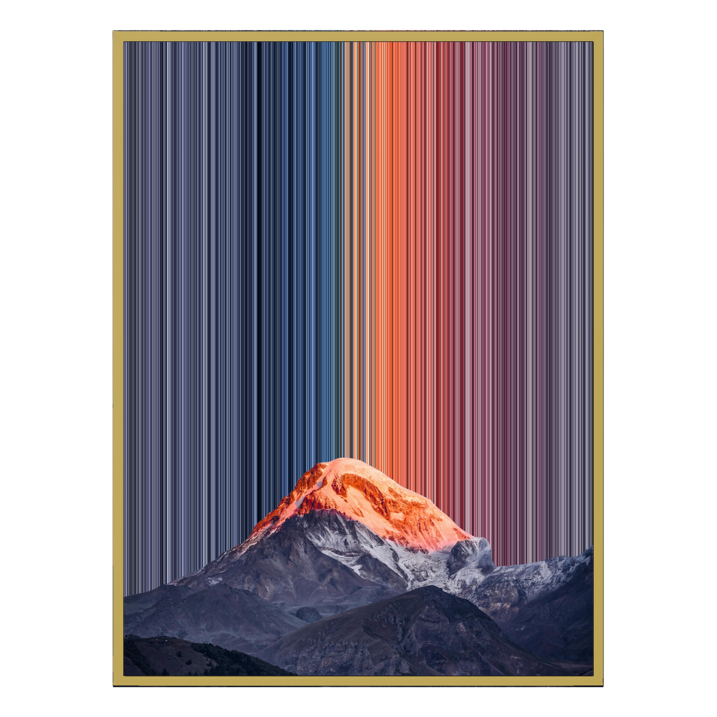 30×40" Ornate Framed Canvas - Gold Frame variant