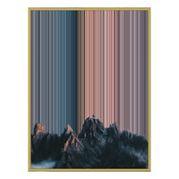 30×40" Ornate Framed Canvas - Gold Frame variant