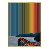 30×40" Ornate Framed Canvas - Gold Frame variant