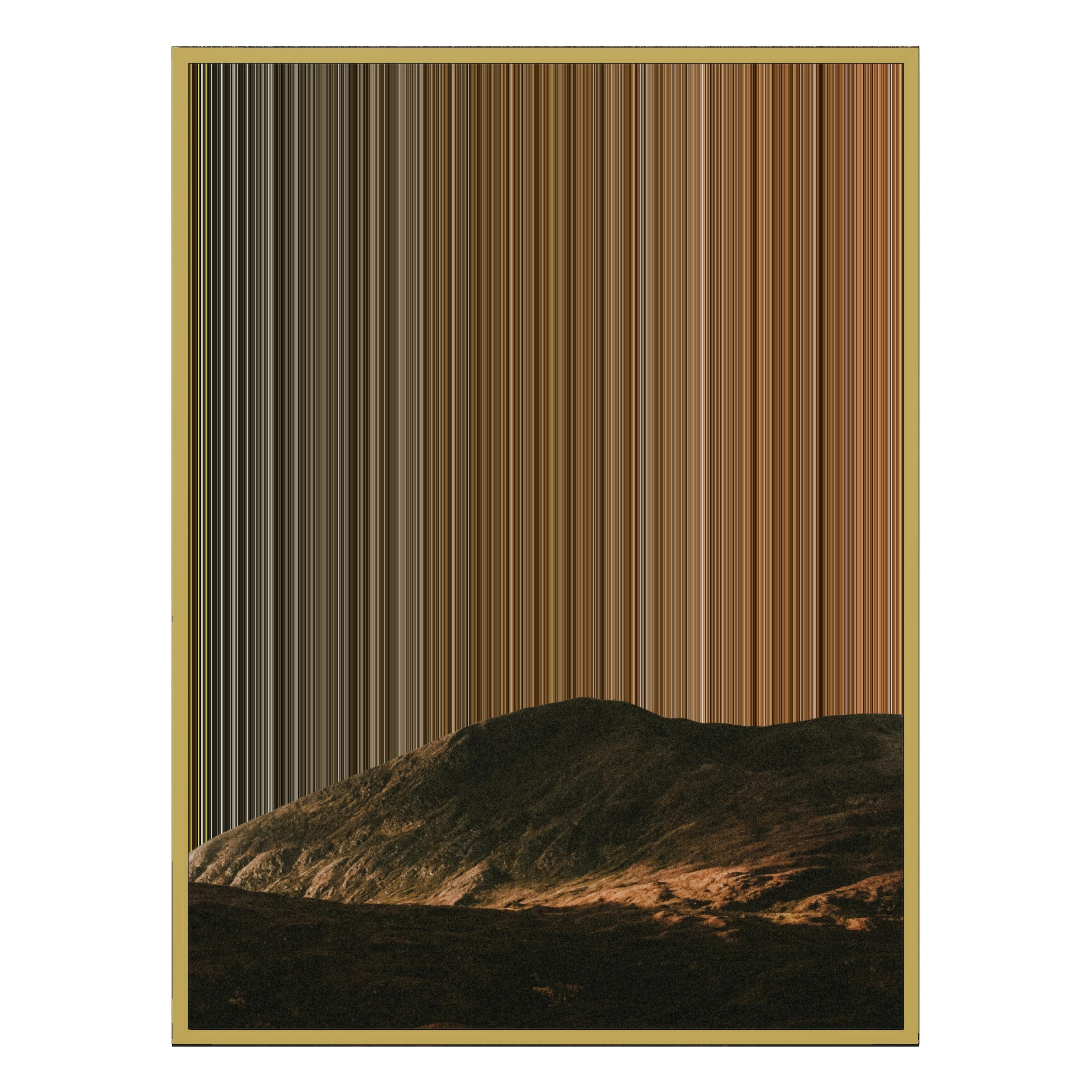 30×40" Ornate Framed Canvas - Gold Frame variant