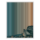 30×40" Ornate Framed Canvas - White Frame variant