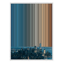 30×40" Ornate Framed Canvas - White Frame variant