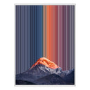 30×40" Ornate Framed Canvas - White Frame variant