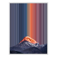 30×40" Ornate Framed Canvas - White Frame variant