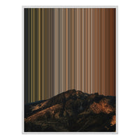 30×40" Ornate Framed Canvas - White Frame variant