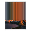 30×40" Ornate Framed Canvas - White Frame variant