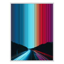 30×40" Ornate Framed Canvas - White Frame variant