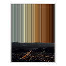 30×40" Ornate Framed Canvas - White Frame variant