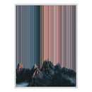 30×40" Ornate Framed Canvas - White Frame variant