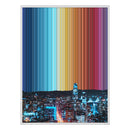 30×40" Ornate Framed Canvas - White Frame variant