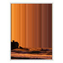 30×40" Ornate Framed Canvas - White Frame variant