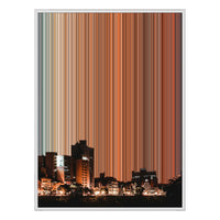 30×40" Ornate Framed Canvas - White Frame variant