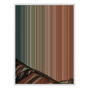 30×40" Ornate Framed Canvas - White Frame variant