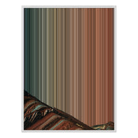 30×40" Ornate Framed Canvas - White Frame variant