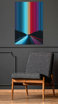 Neon Highway - Lifestyle staging in modern interior - Gradienta