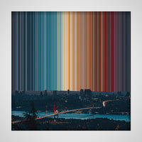 istanbul, istanbul, Turkiye - Canvas mockup showing flat artwork detail - Gradienta