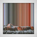 Italy - Canvas mockup showing flat artwork detail - Gradienta