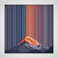 Mtskheta-Mtianeti, Georgia - Canvas mockup showing flat artwork detail - Gradienta