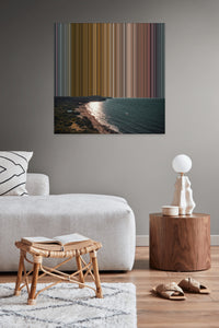 Over view Photo of Beach Front - Lifestyle staging in modern interior - Gradienta