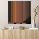 Rocky Coastline at Dawn - Lifestyle staging in modern interior - Gradienta