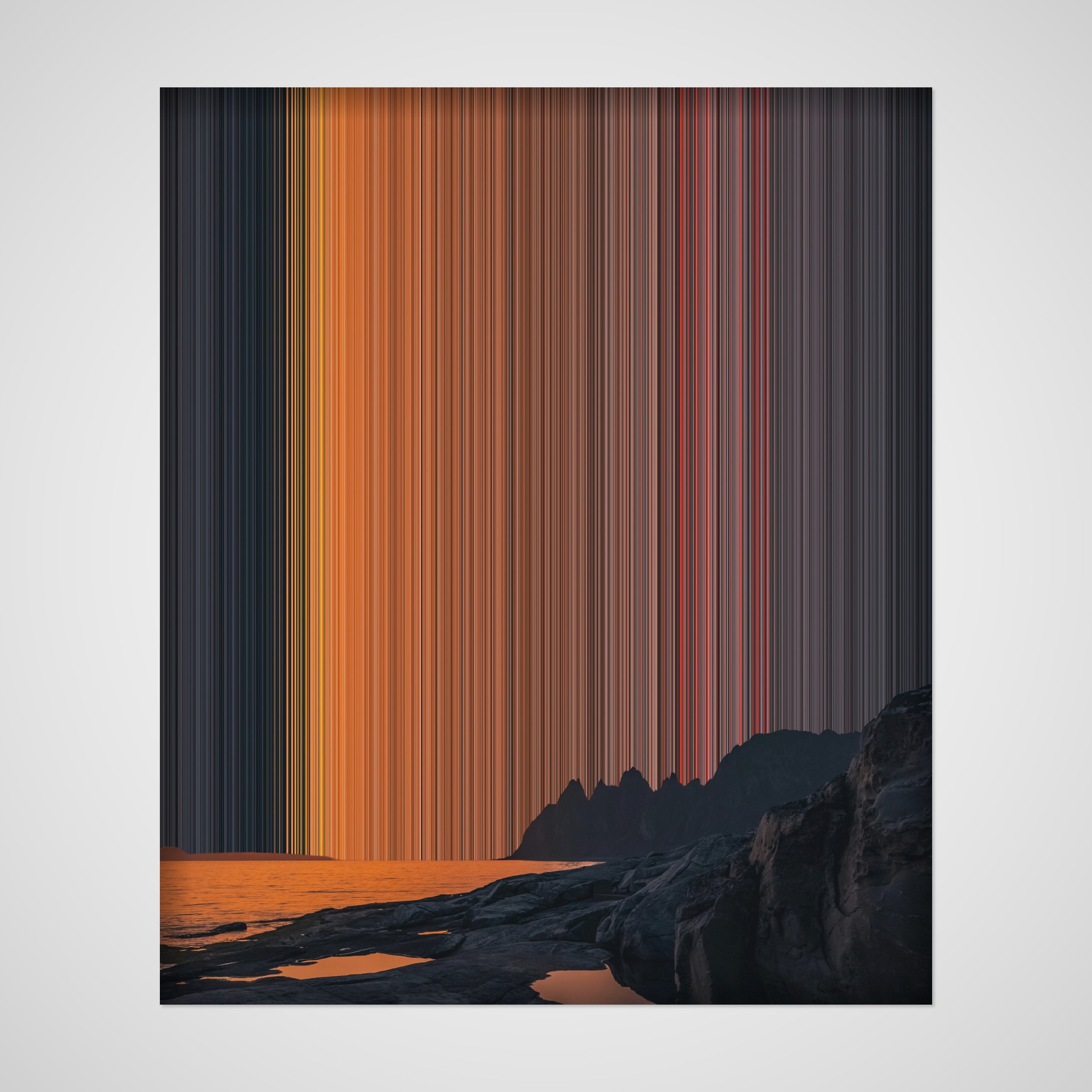 32×38" Stretched Canvas (19mm) variant