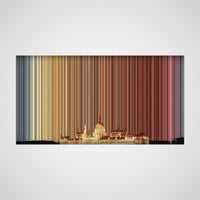 34×18" Stretched Canvas (19mm) variant