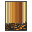 12×20" Metallic Float Frame Canvas - Black Frame variant