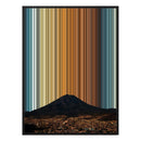 12×20" Metallic Float Frame Canvas - Black Frame variant